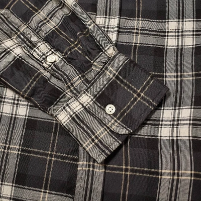 Shop Officine Generale Button Down Shirt In Grey