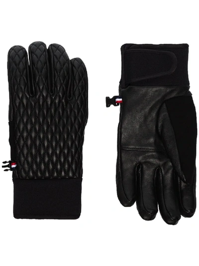 Shop Fusalp Athena Logo Patch Gloves In Black
