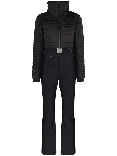 Shop Fusalp Crouze Belted Ski Suit In Black