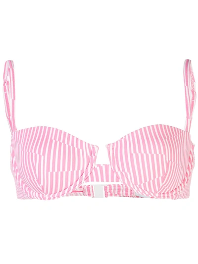Shop Onia Dalia Bikini Top In Pink