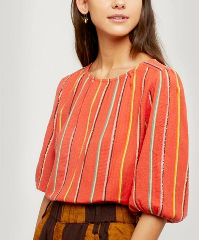 Shop Ace And Jig Goldie Cotton Top In Rhumba