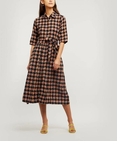 Shop Ace And Jig Coco Button-down Dress In Nova