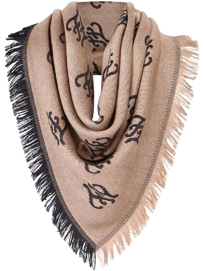 Fendi 'karligraphy' Schal In Brown | ModeSens