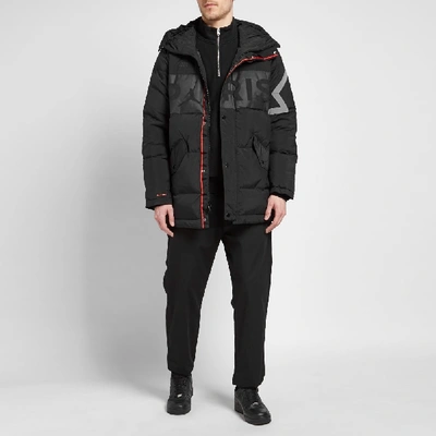 Shop Nike Air Jordan X Psg Jordan Down Parka In Black