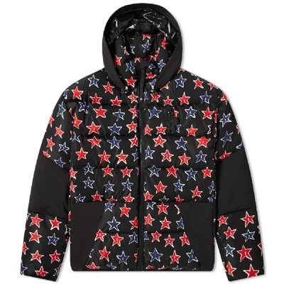 Moncler Genius Black Gollinger Star Print Puffer Jacket | ModeSens