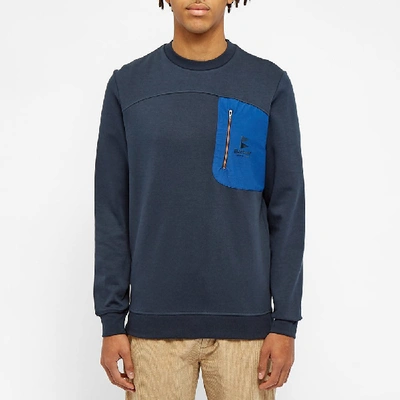 Shop Barbour Skiff Crew Sweat In Blue