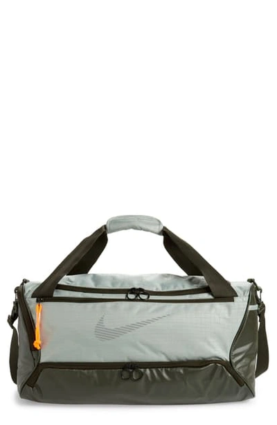 Shop Nike Brasilia Duffle Bag In Jade/ Sequoia/ Reflect