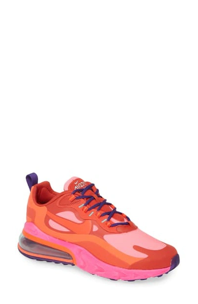 Shop Nike Air Max 270 React Sneaker In Red/ Crimson- Pink Blast