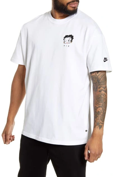 Shop Nike X Olivia Kim Nrg Betty Boop(tm) Tee In White