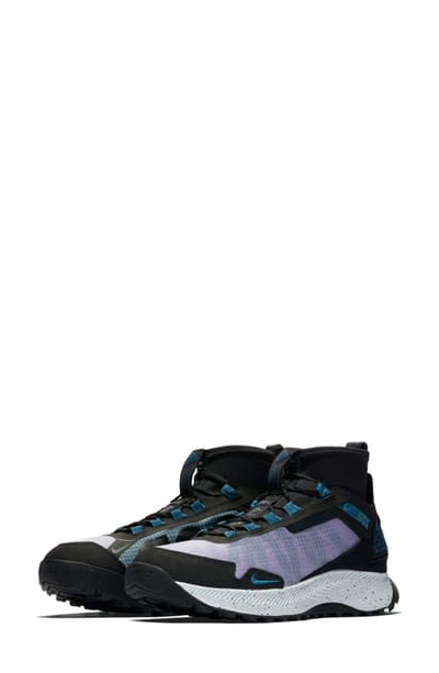 Shop Nike Acg Zoom Terra Zaherra Water Repellent Trail Sneaker In Space Purple/ Blue/ Black
