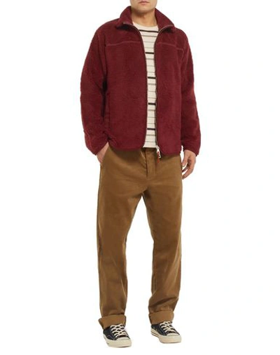 Shop Albam Sweatshirts In Brick Red