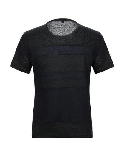 Shop John Varvatos T-shirts In Black