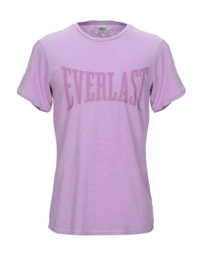 Shop Everlast T-shirt In Lilac