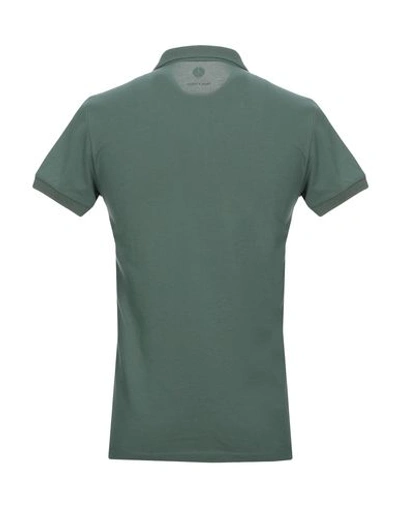 Shop People Of Shibuya Polo Shirts In Military Green