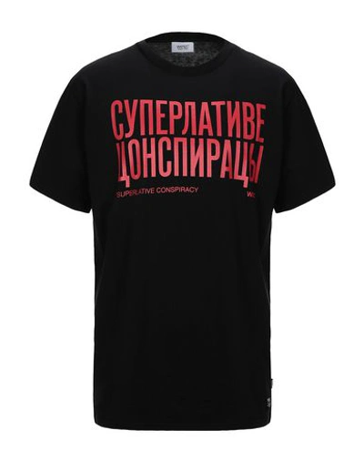 Shop Wesc T-shirts In Black