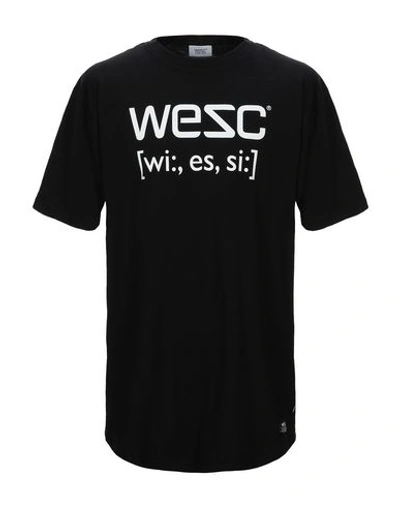 Shop Wesc T-shirt In Black