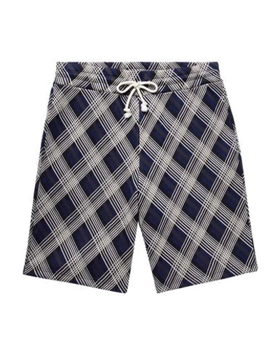 Shop Maison Margiela Shorts & Bermuda Shorts In Dark Blue