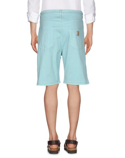 Shop Carhartt Shorts & Bermuda Shorts In Sky Blue