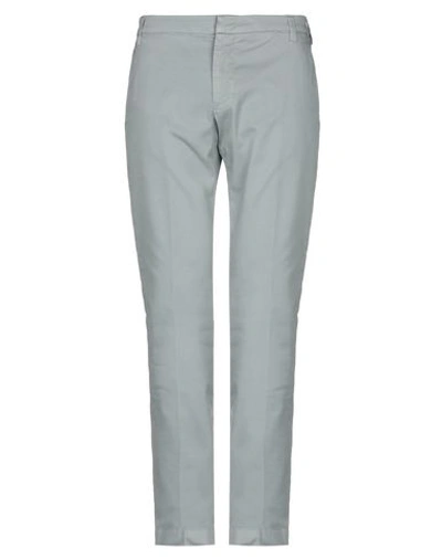 Shop Entre Amis Man Pants Light Grey Size 42 Cotton, Elastane