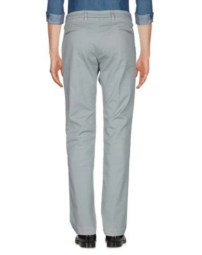 Shop Entre Amis Man Pants Light Grey Size 42 Cotton, Elastane