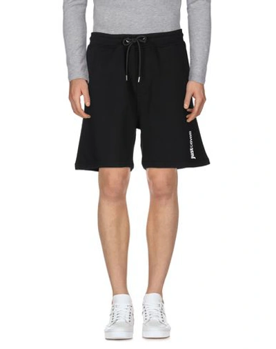 Shop Just Cavalli Shorts & Bermuda Shorts In Black