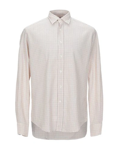 Shop Glanshirt Man Shirt Ivory Size 15 ¾ Cotton In White