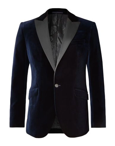 Shop Favourbrook Suit Jackets In Dark Blue