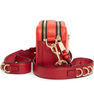 Authentic MARC JACOBS - The Softshot 21 Crossbody Bag In Bright Red Multi