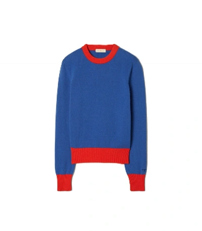 Tory Burch Color-Block Cashmere Sweater 