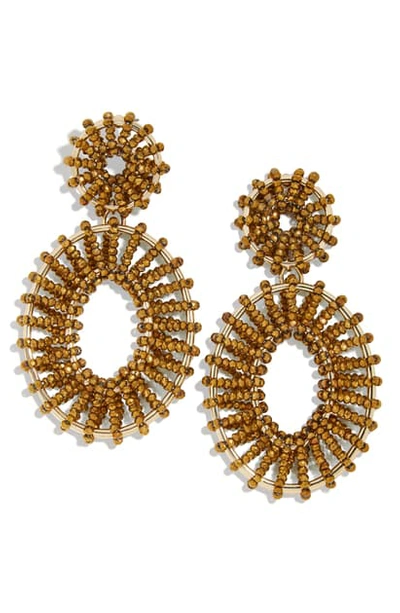 Shop Baublebar Beaded Kiera Drop Earrings In Gold