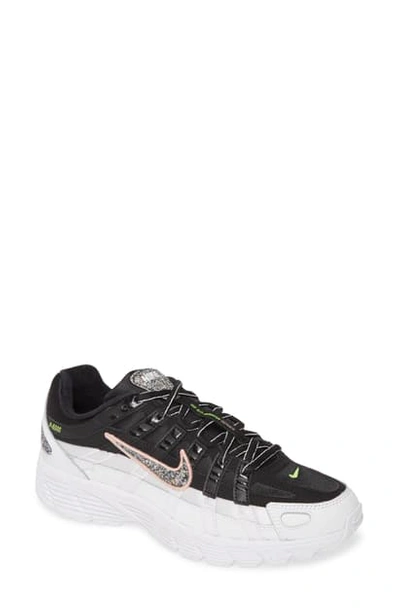 Shop Nike P-6000 Se Sneaker In Black/ Multi/ White Crystal