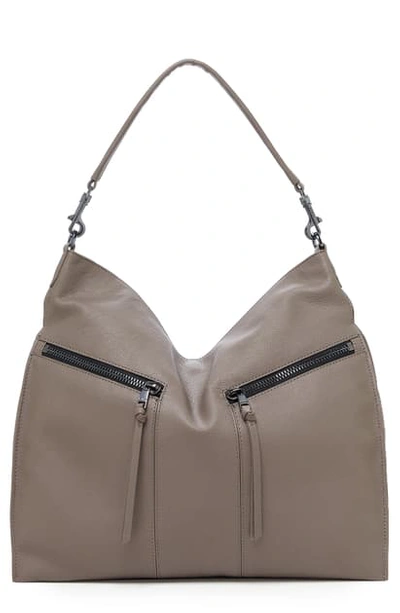 Shop Botkier Trigger Pebbled Leather Hobo In Truffle