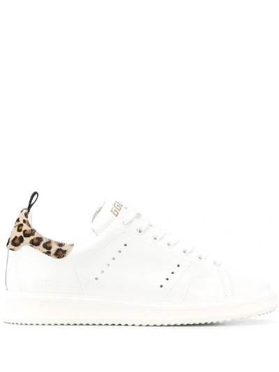 Shop Golden Goose Starter Low-top Sneakers In White