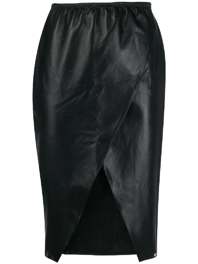 Shop Something Wicked Lexi Leather Skirt In Black