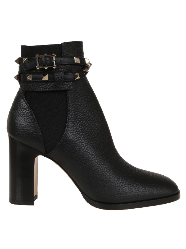 valentino studded ankle boots