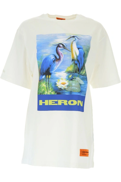 Shop Heron Preston White T-shirt
