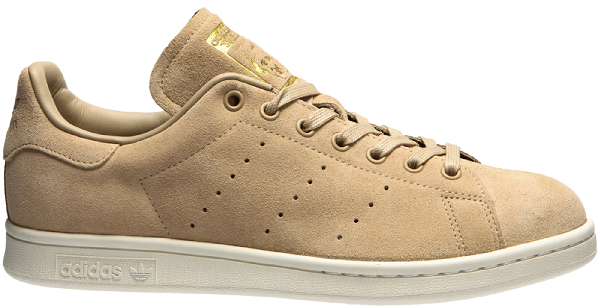 Pre-Owned Adidas Originals Adidas Stan Smith Beige Suede In Beige/gold/white | ModeSens