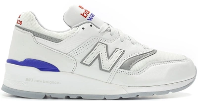 Pre-owned New Balance  997 Baseball Pack White In White/blue