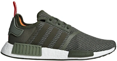 Pre-owned Adidas Originals Nmd R1 Olive Orange In Base Green/night  Cargo/solar Orange | ModeSens