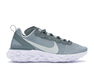 Pre-owned Nike React Element 55 Mica Green (women's) In Mica Green/light Silver-white