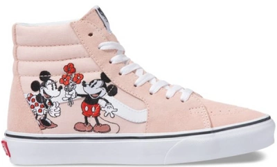 Pre-owned Vans Sk8-hi Disney Mickey And Minnie (women's) In Mickey Mouse And Minnie Mouse/pink