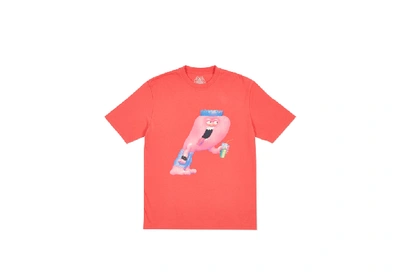 Pre-owned Palace Burb T-shirt Light Red
