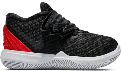 Pre-owned Nike Kyrie 5 Bred (td) In University Red/black-pure Platinum