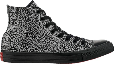 Pre-owned Converse  Chuck Taylor All Star Shoe Palace Elephant Print In Black/red