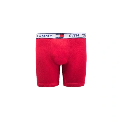 Pre-owned Kith  X Tommy Hilfiger Tommy Boxer Brief Red