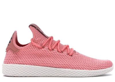 Adidas pw tennis hu white raw pink store