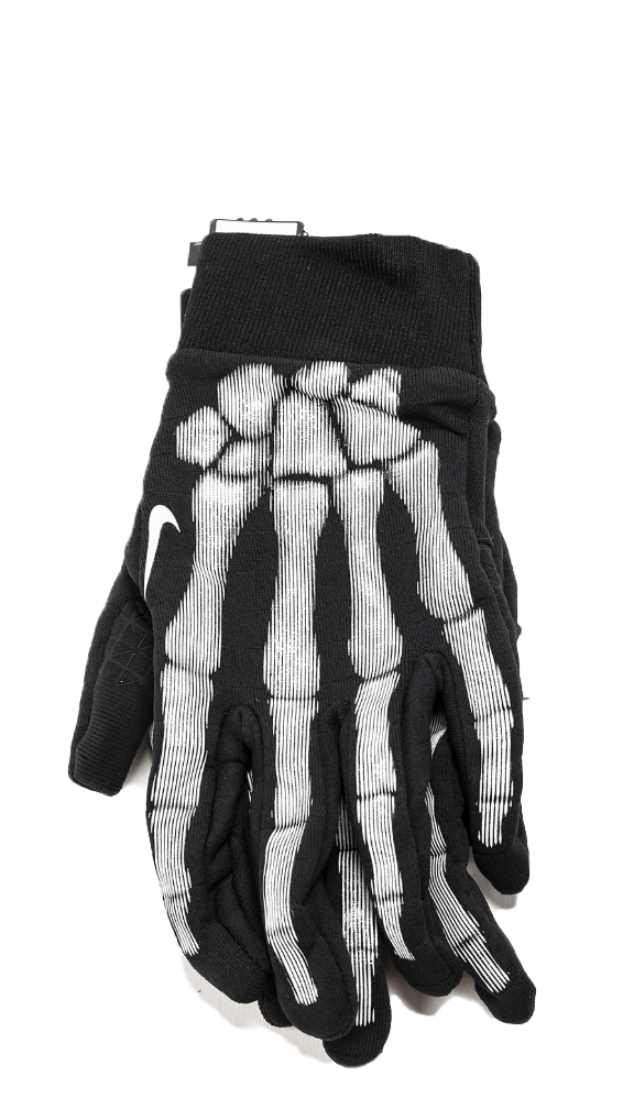 nike skeleton sphere running gloves black