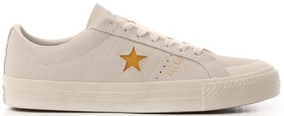 Pre-owned Converse  One Star Pro Alexis Sablone In White/coast Stone-brown