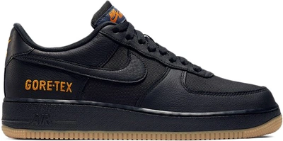 Pre-owned Nike  Air Force One Low Gore-tex Black Light Carbon In Black/black/light Carbon