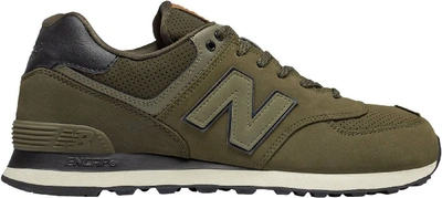 Pre-owned New Balance  574 Leather Pack Triumph In Green